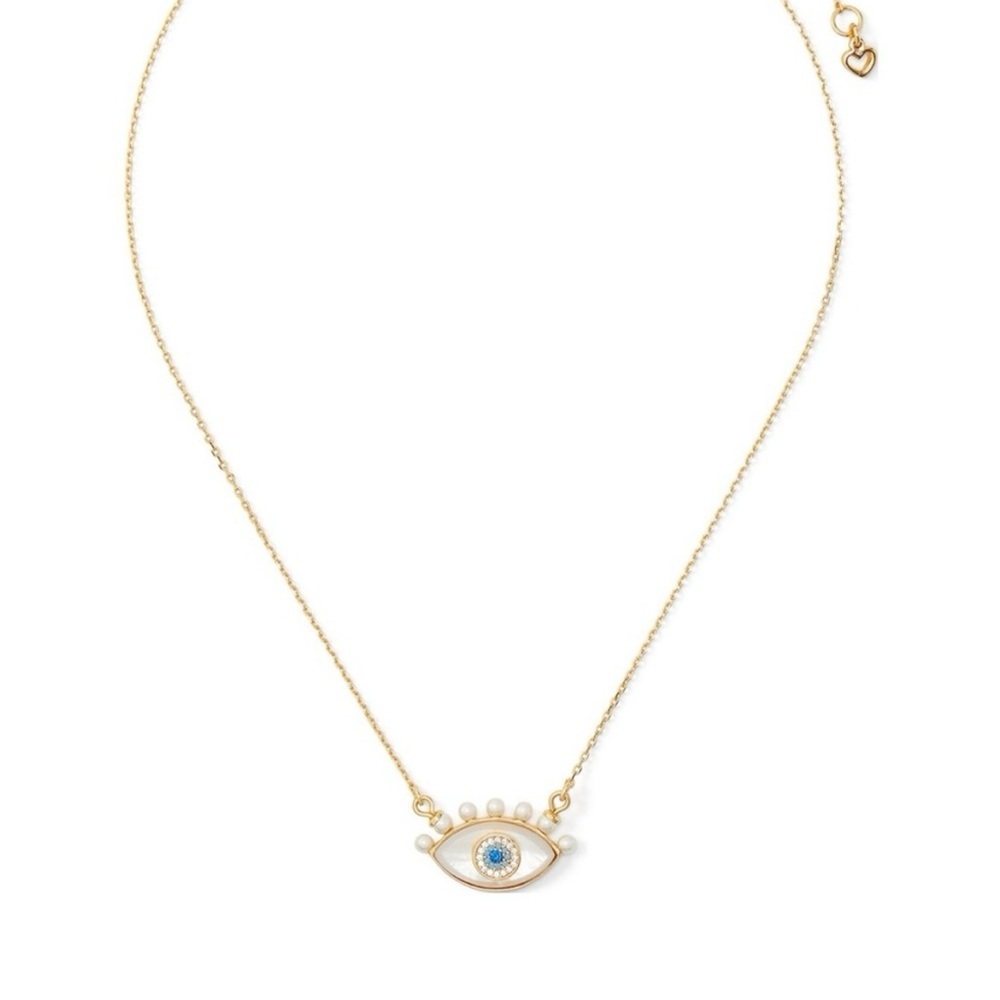 Kate Spade Gold Evil Eye Necklace - Picture 2 of 2